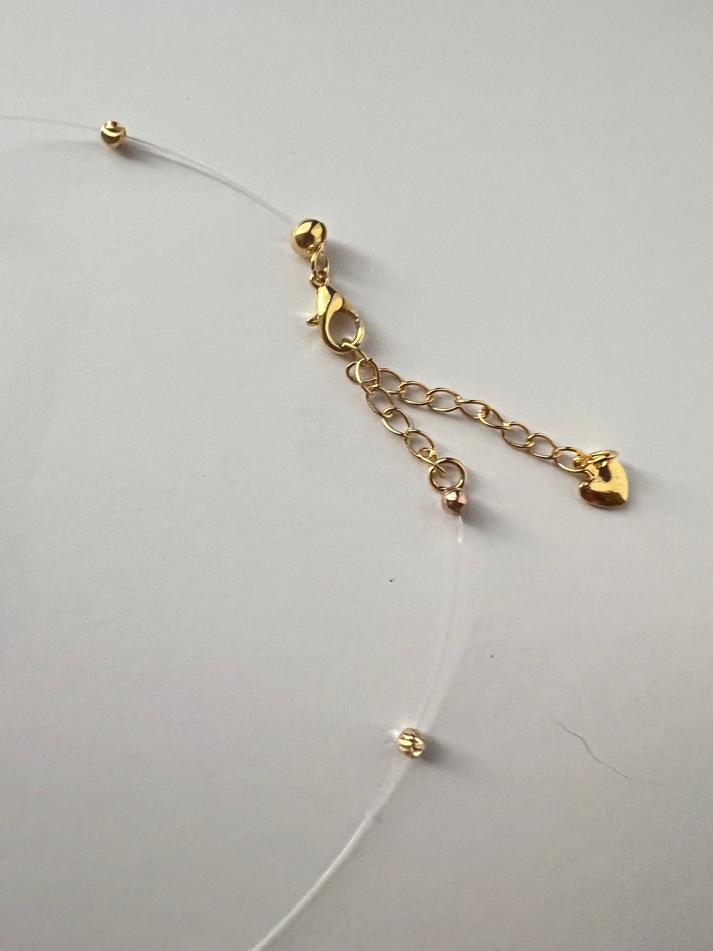 Dainty Heart & Pearl Choker
