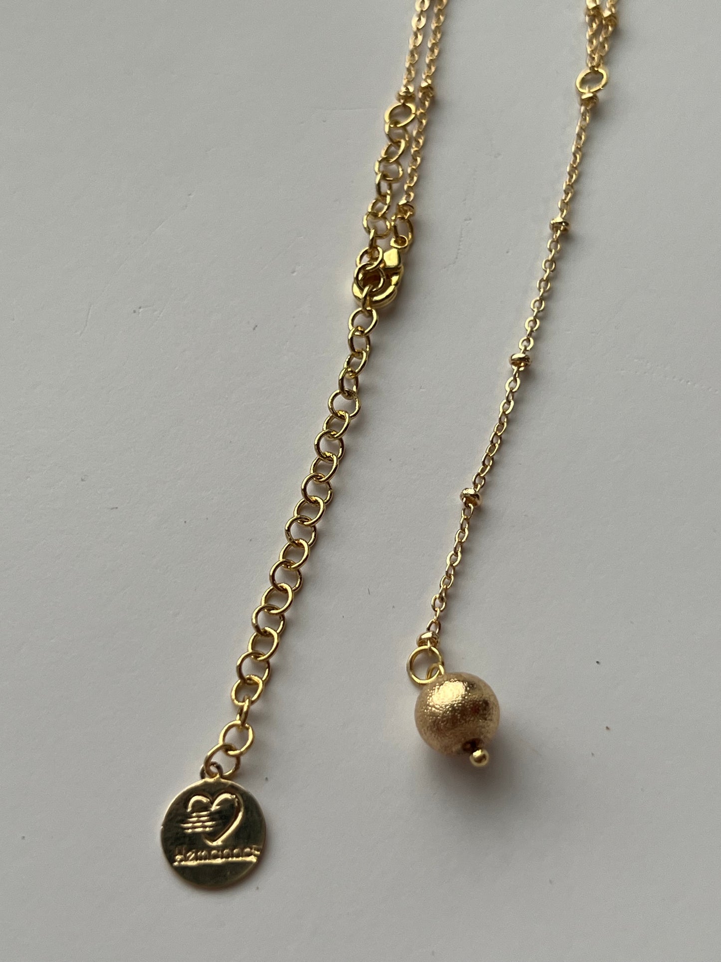 Golden Drop Y-Necklace