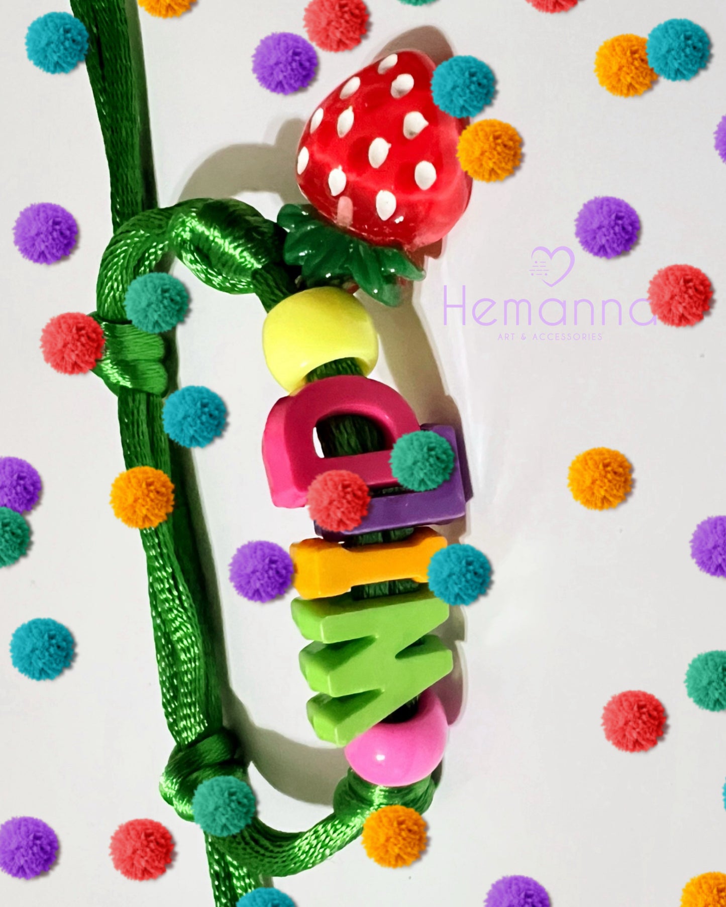 Playful Mean’ Acrylic Letter Bracelets – Colorful Adjustable Stack
