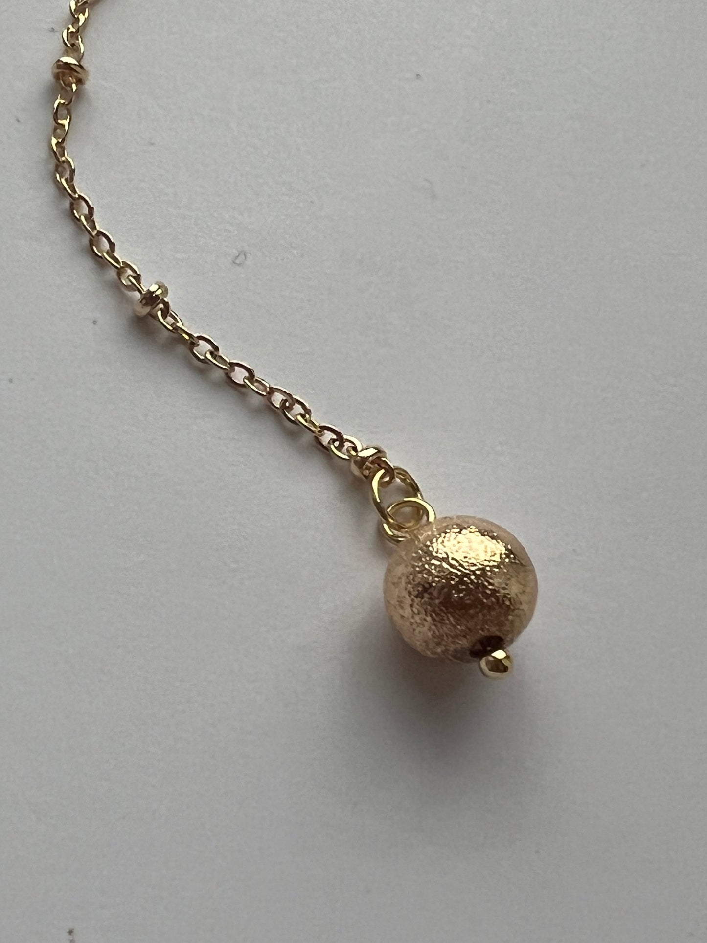 Golden Drop Y-Necklace