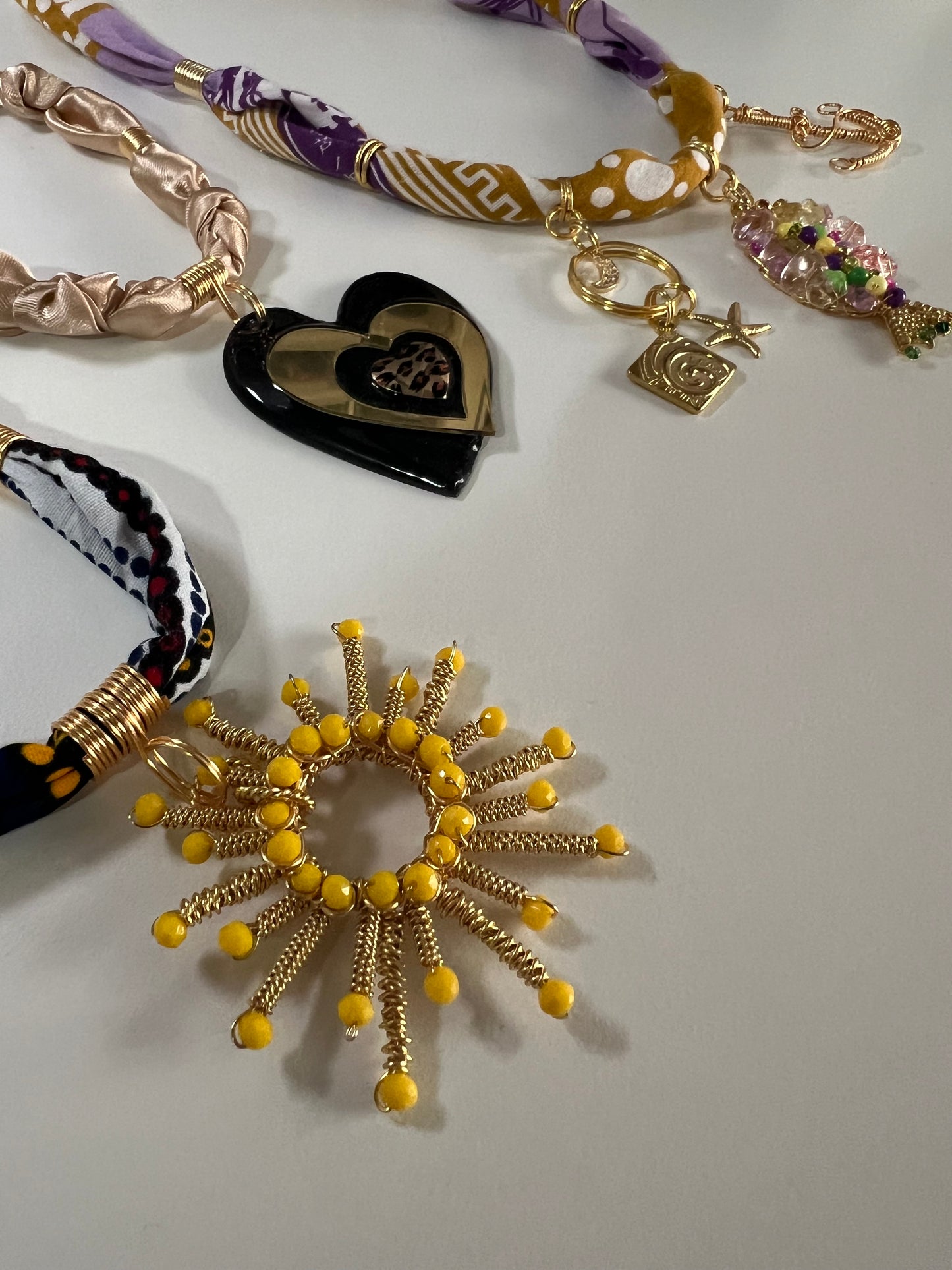 “Sol de Vida” Ethnic Bandanna Necklace