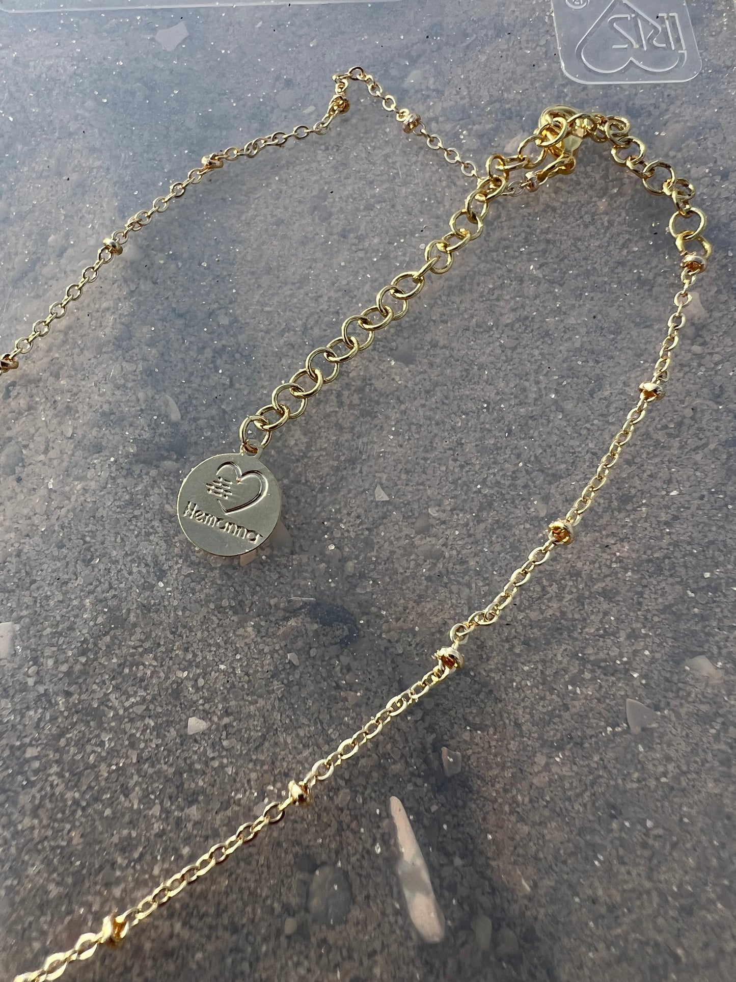 Golden Drop Y-Necklace
