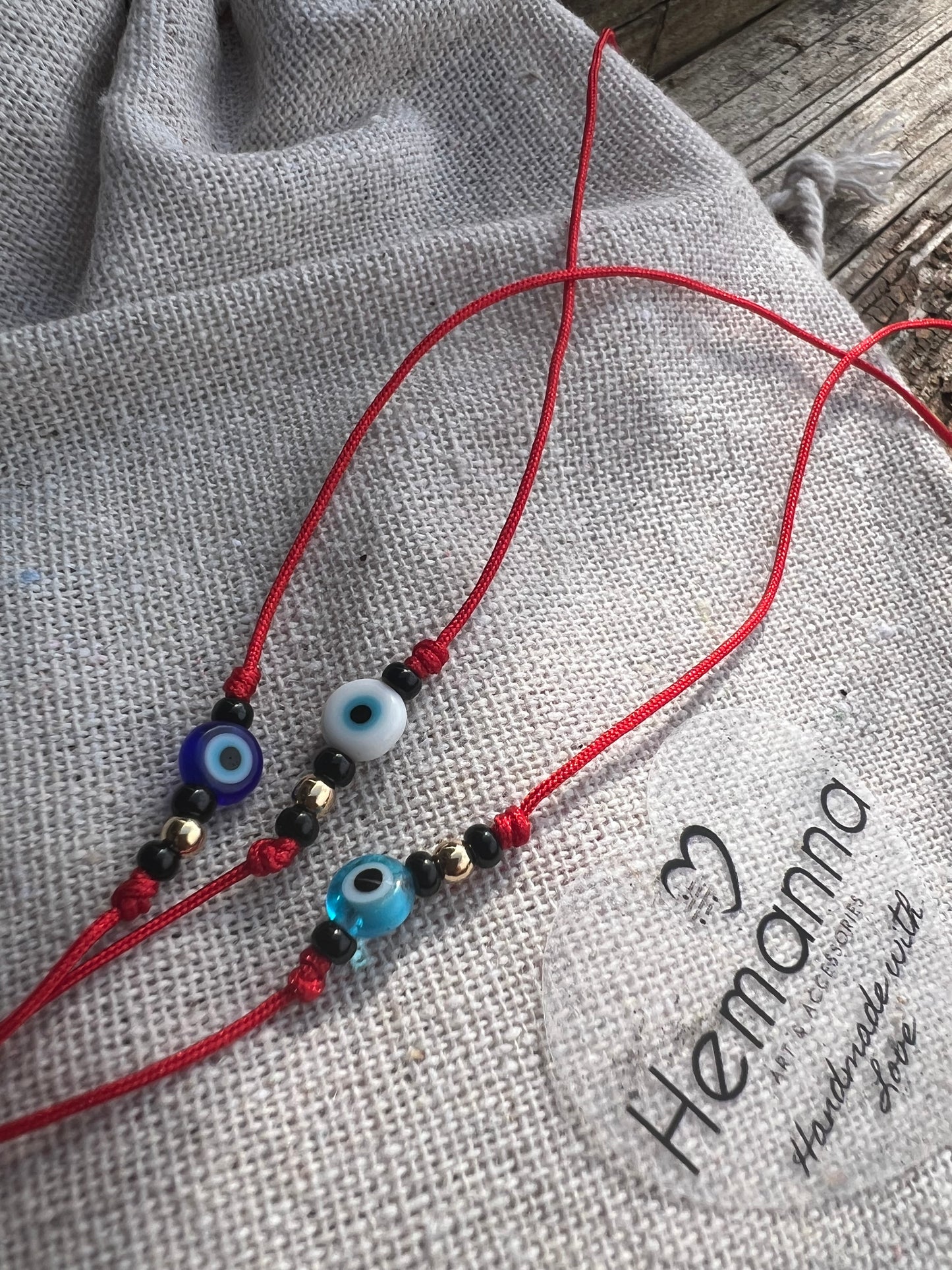 3 in 1 powers Bracelets - all evil eyes colors