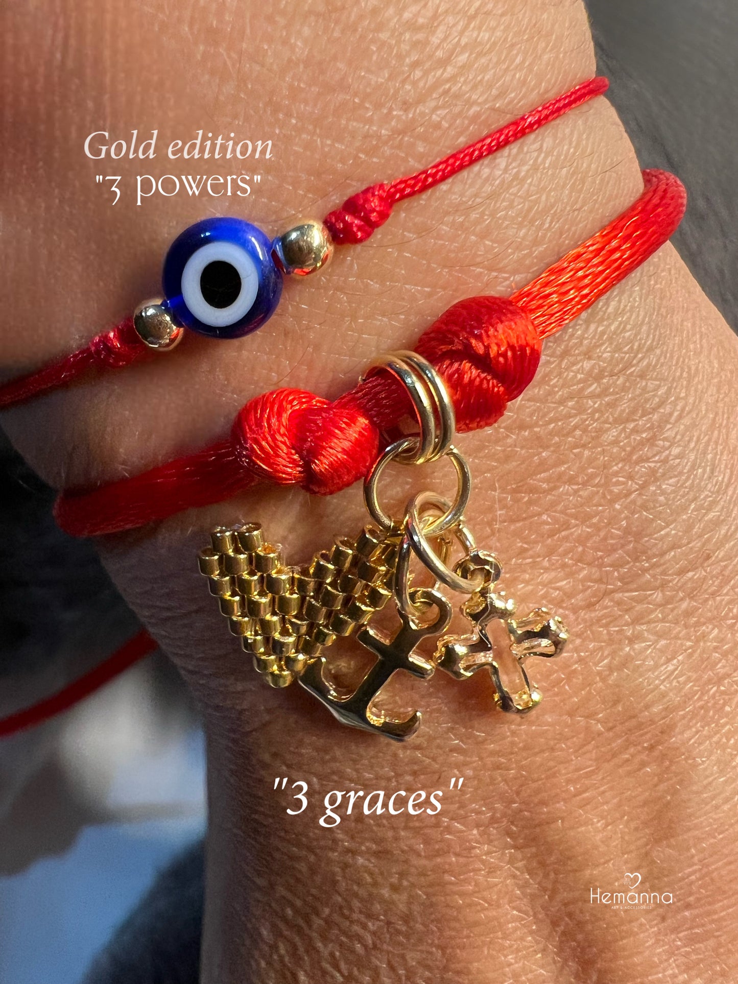 Three Graces Bracelet Set | Layered Protection |