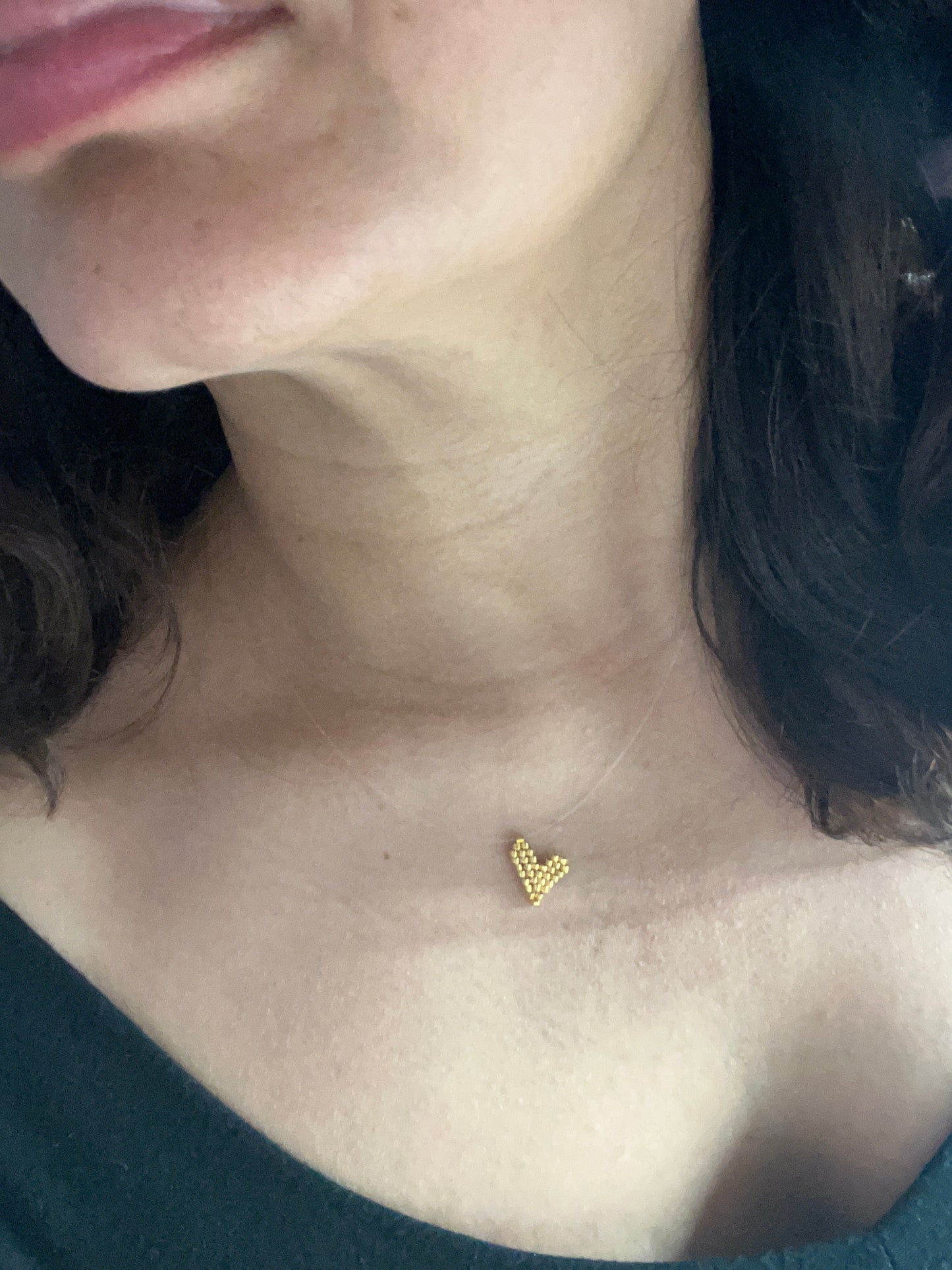 Minimalist Floating Chocker Necklaces