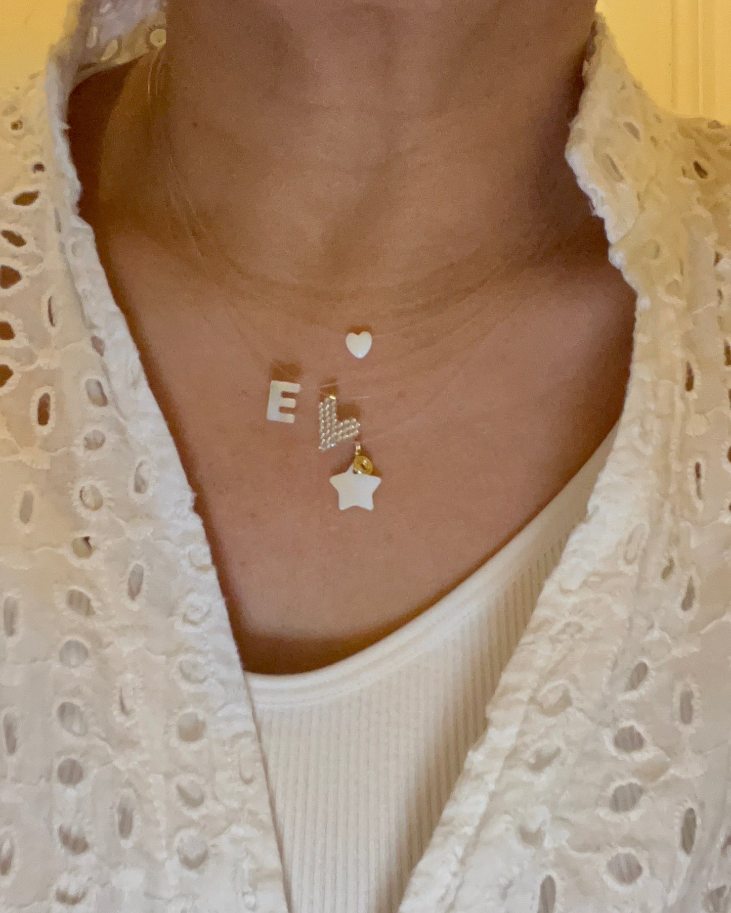 Nacre Initials Float - Chockers