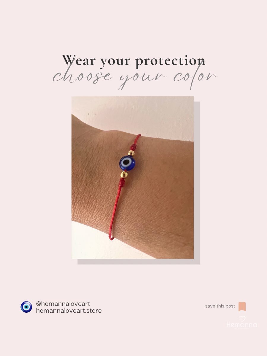 3 in 1 Powers Evil Eye Bracelets - Red String