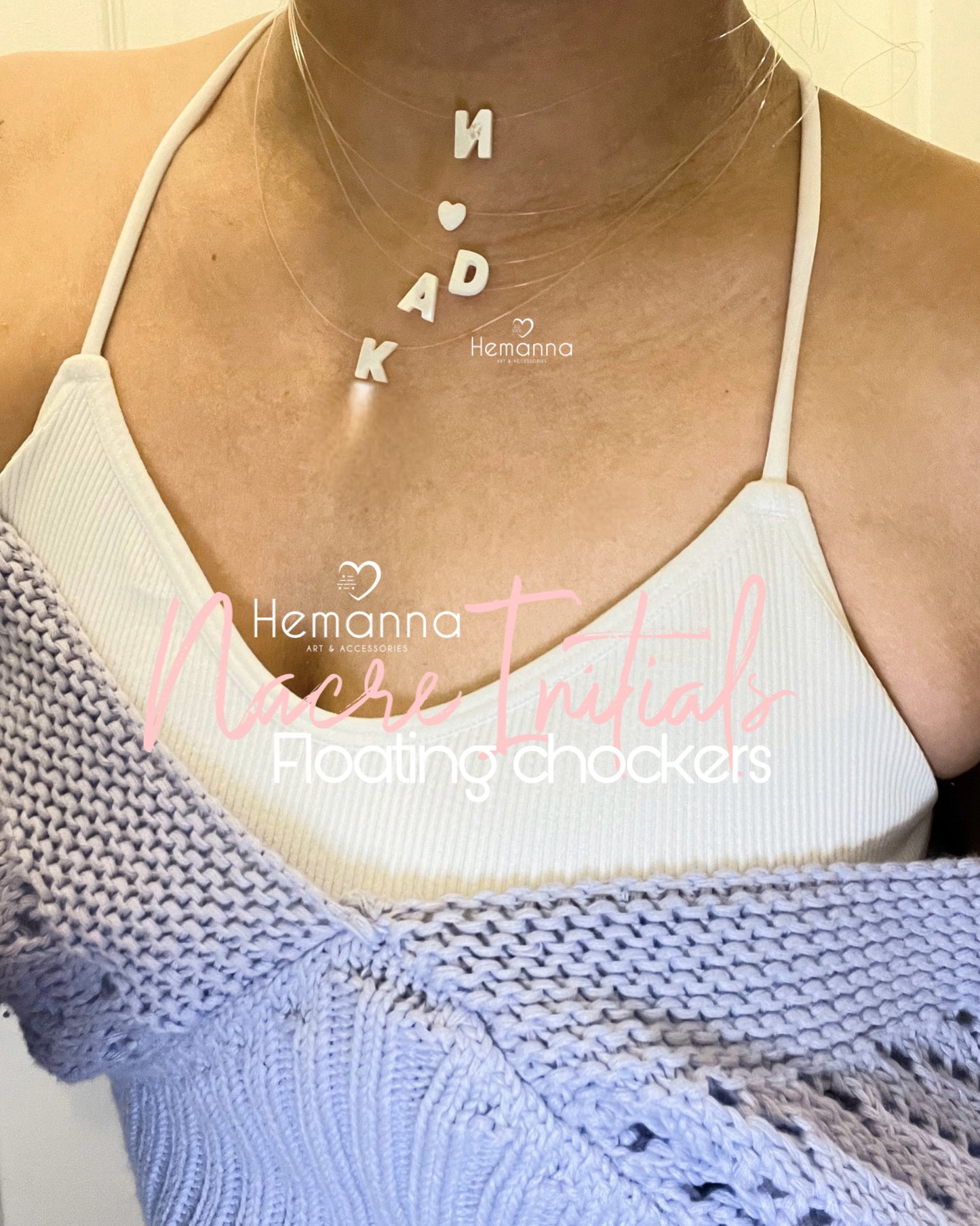 Nacre Initials Float - Chockers