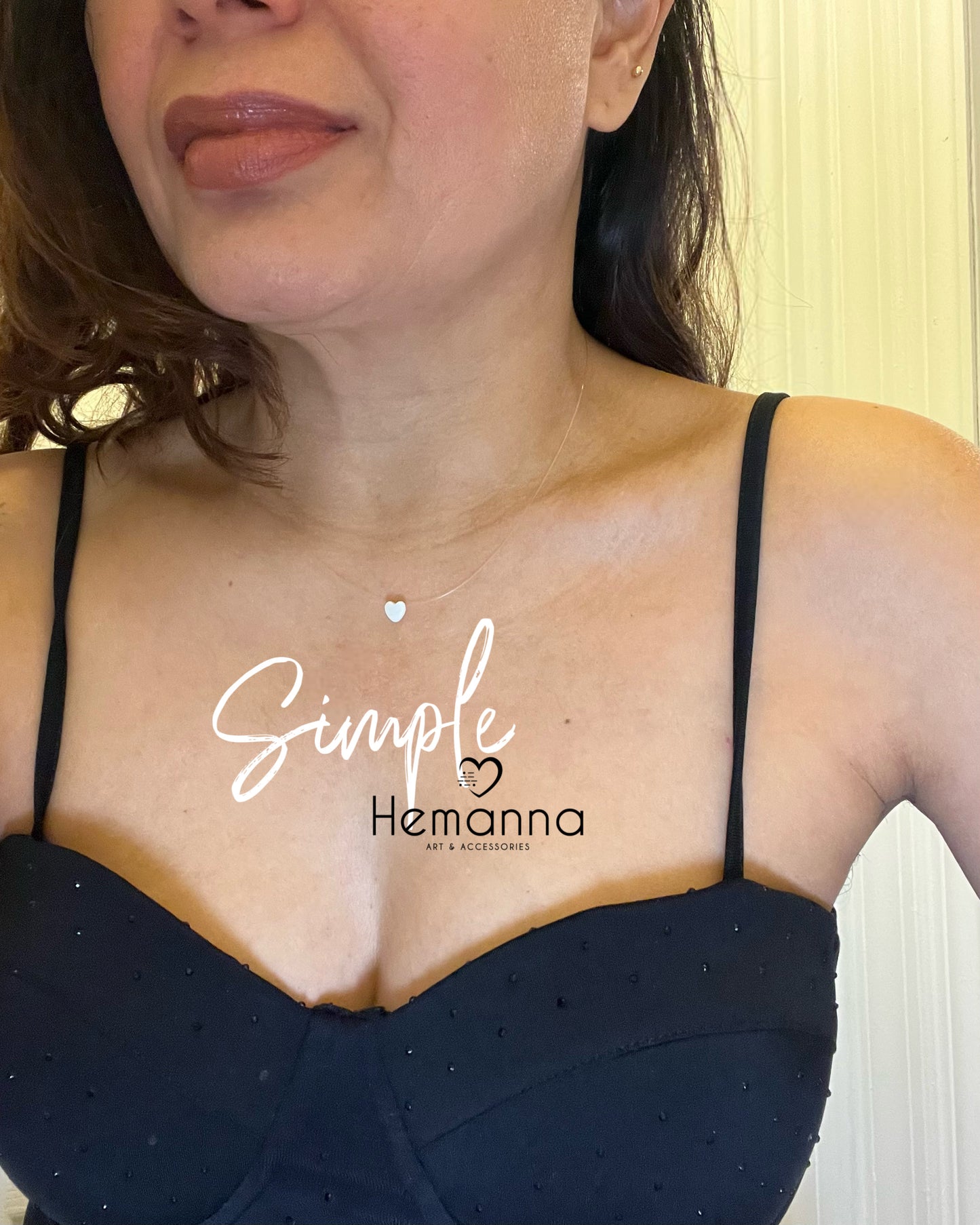 Seemless Nacre Heart Float