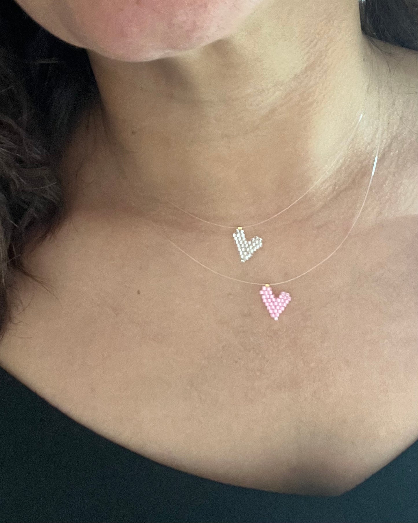 Minimalist Floating Chocker Necklaces