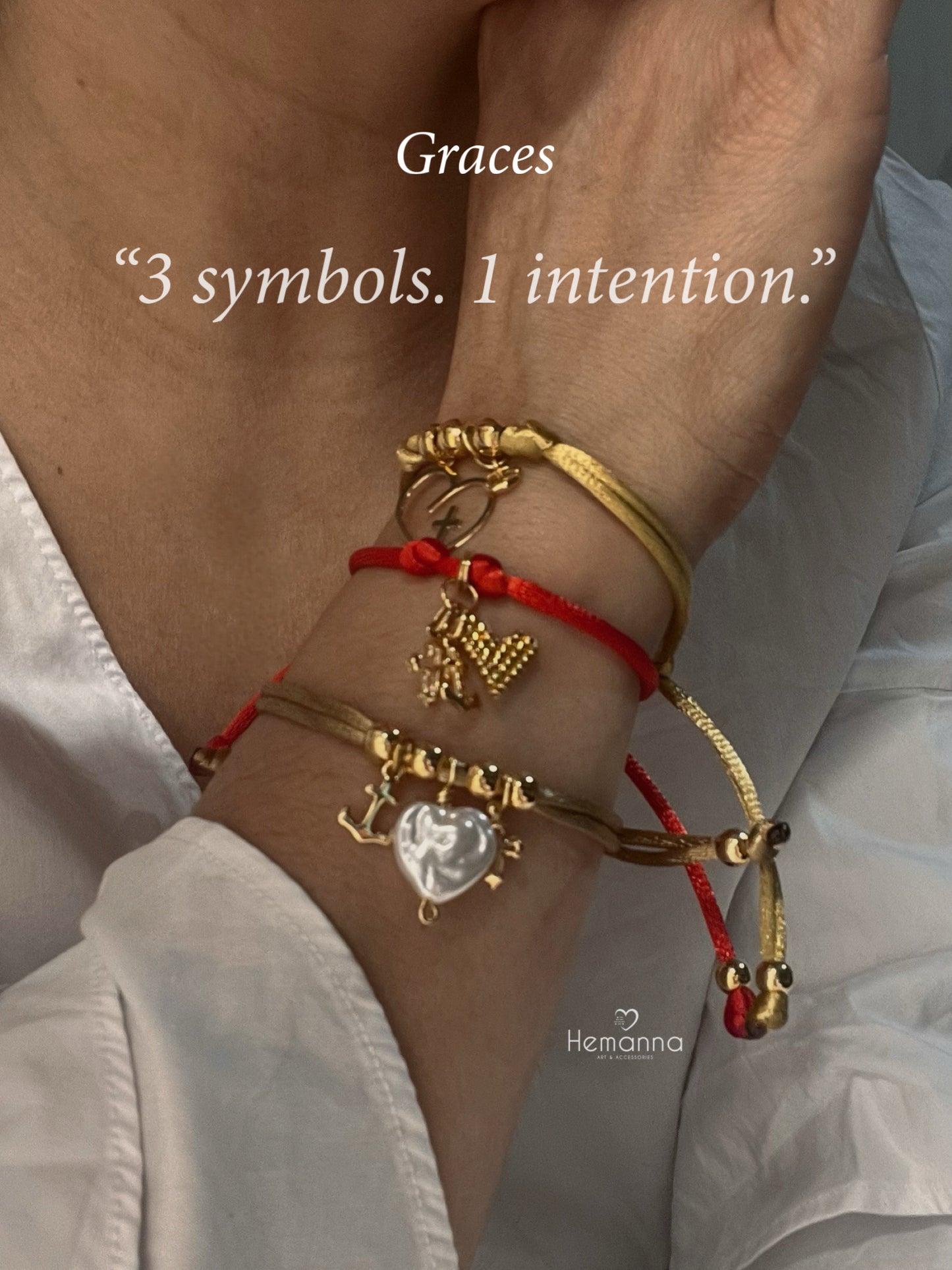 Three Graces Bracelet Set | Layered Protection |