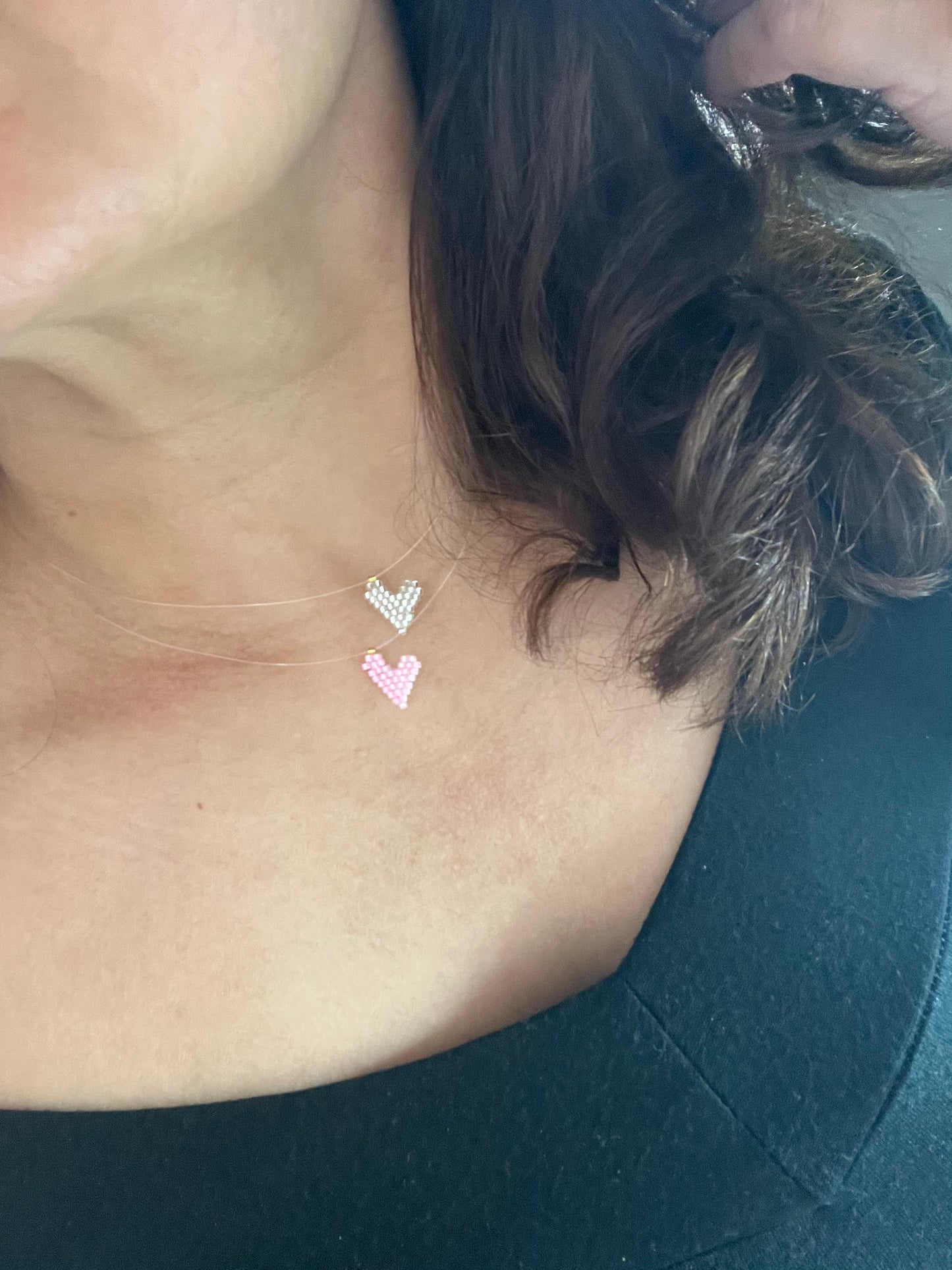 Minimalist Floating Chocker Necklaces