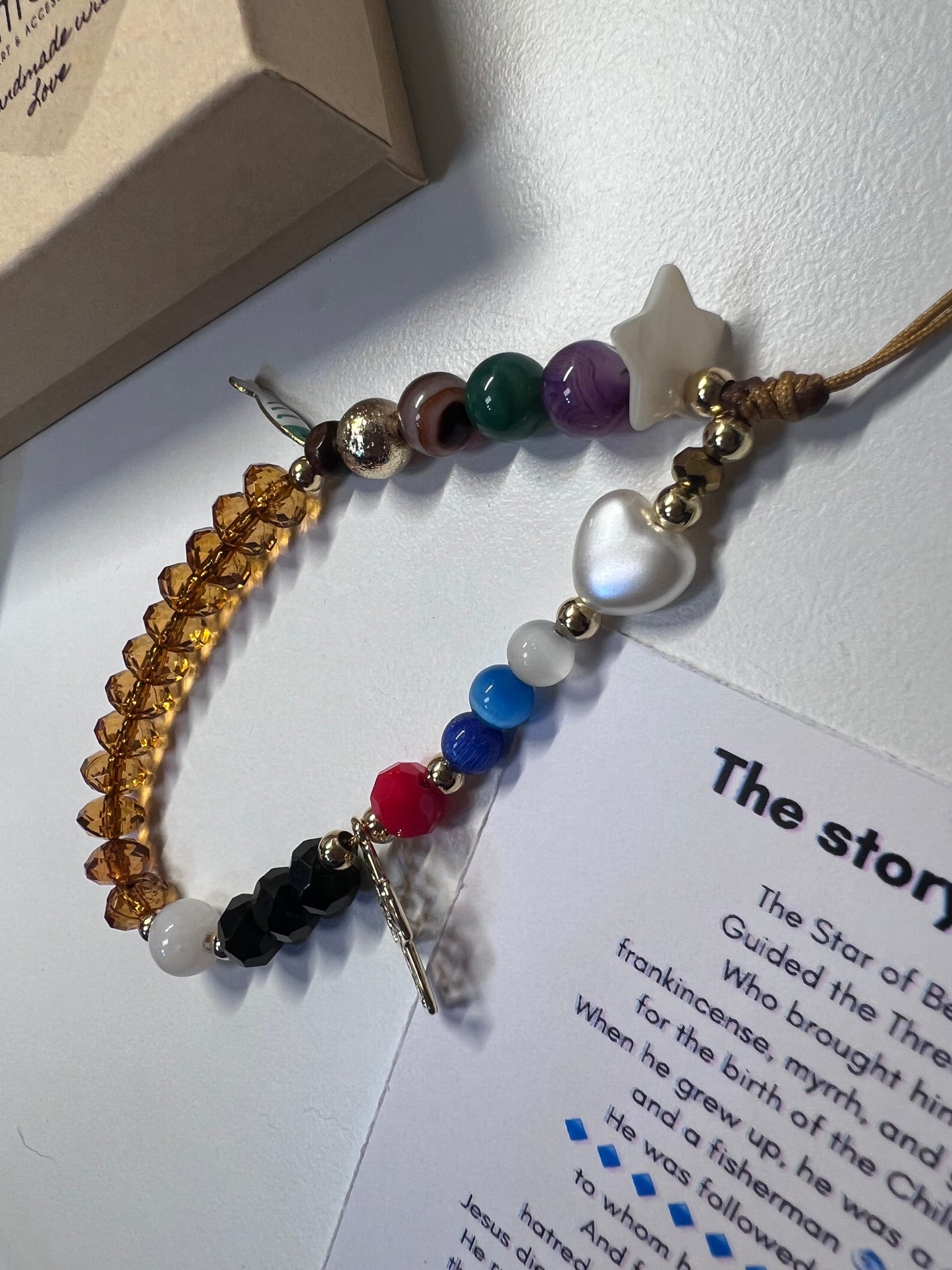 The Story of Jesus Charm – Faith Phone Strap