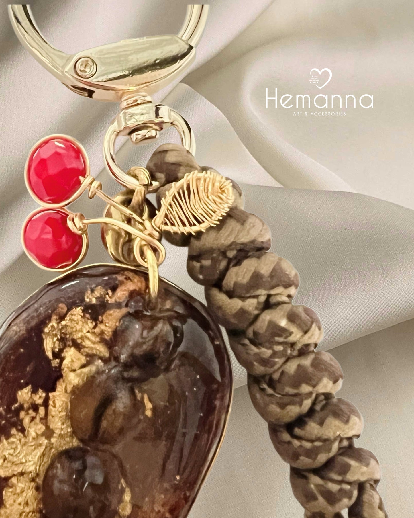 Fruity Coffee Grain Bag Charms