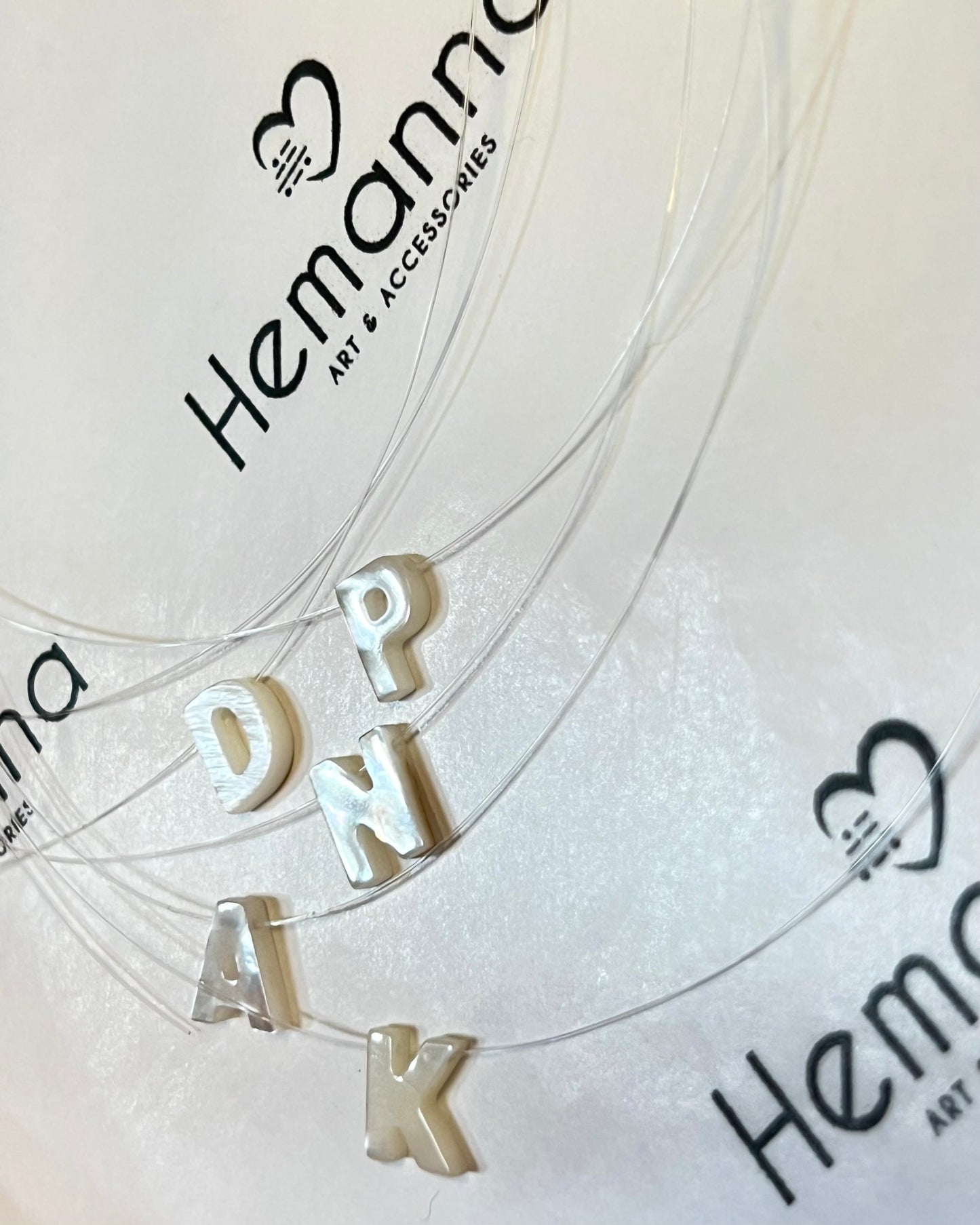 Nacre Initials Float - Chockers