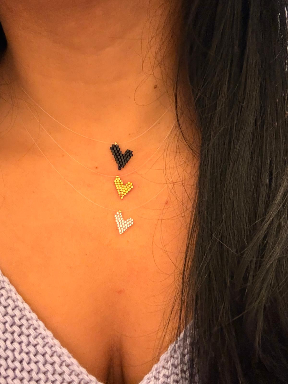Minimalist Floating Chocker Necklaces