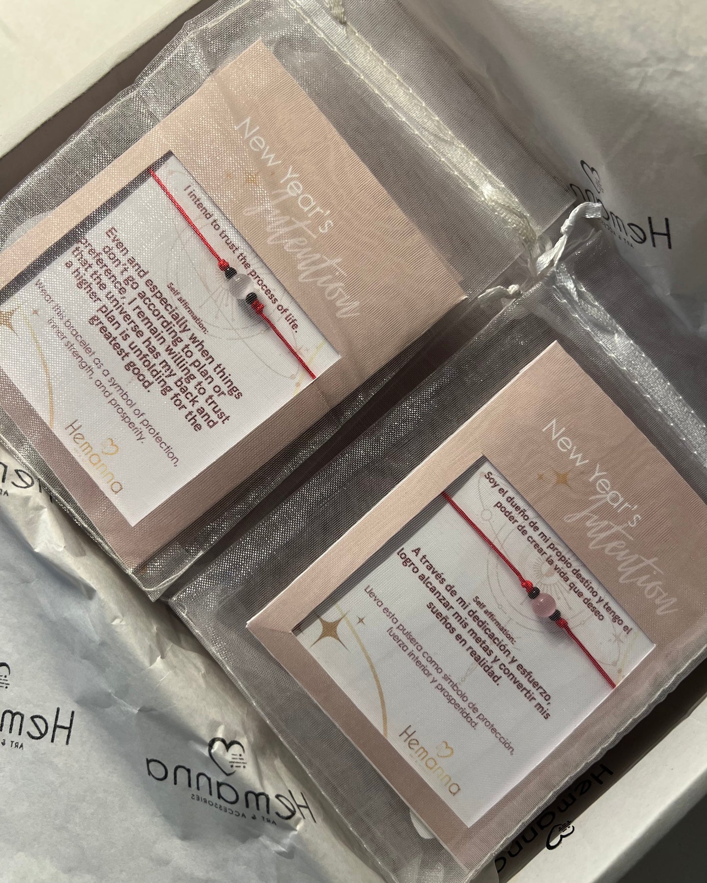 HEMANNA New Year Intentions Bracelet – Gift of Meaning