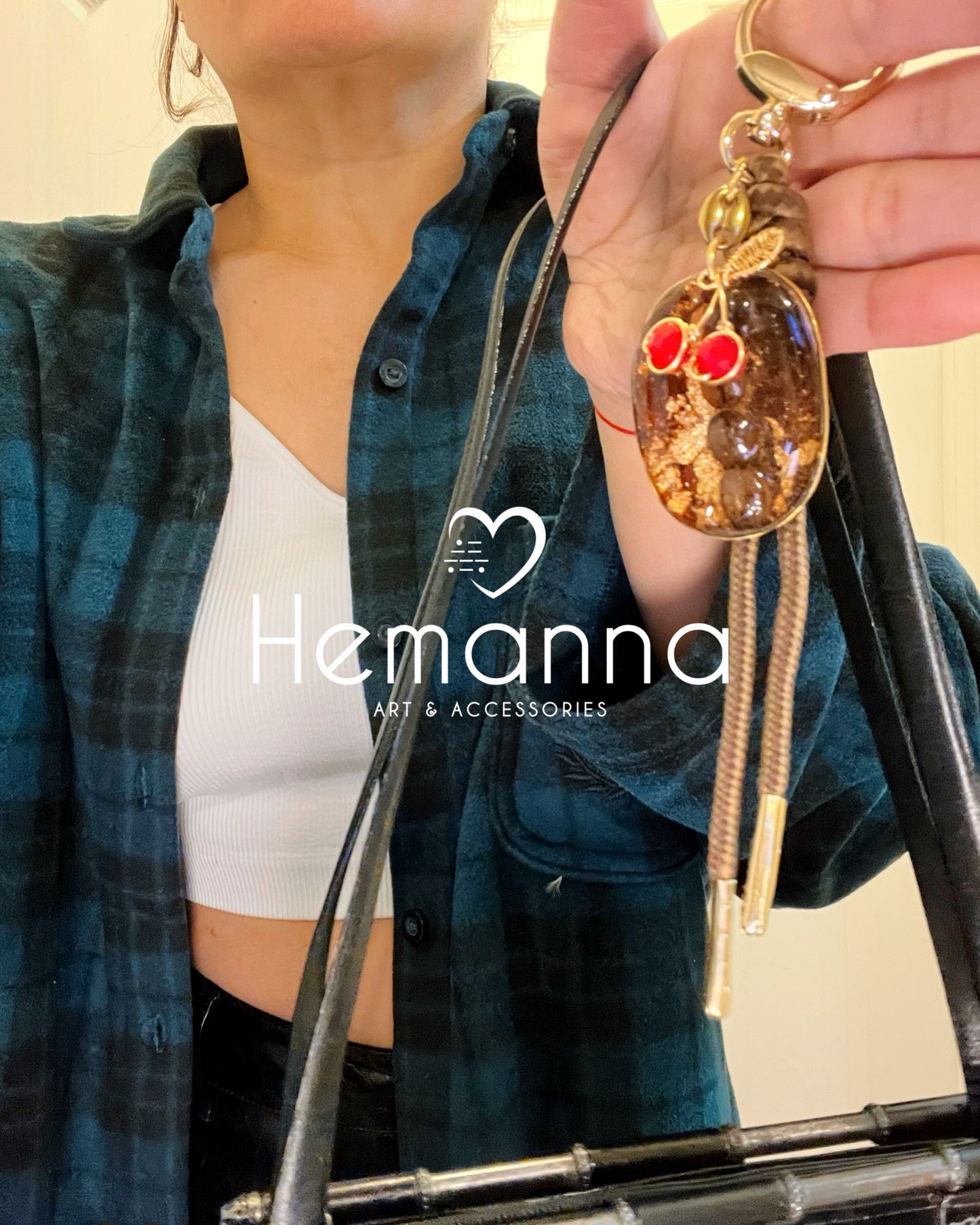 Fruity Coffee Grain Bag Charms