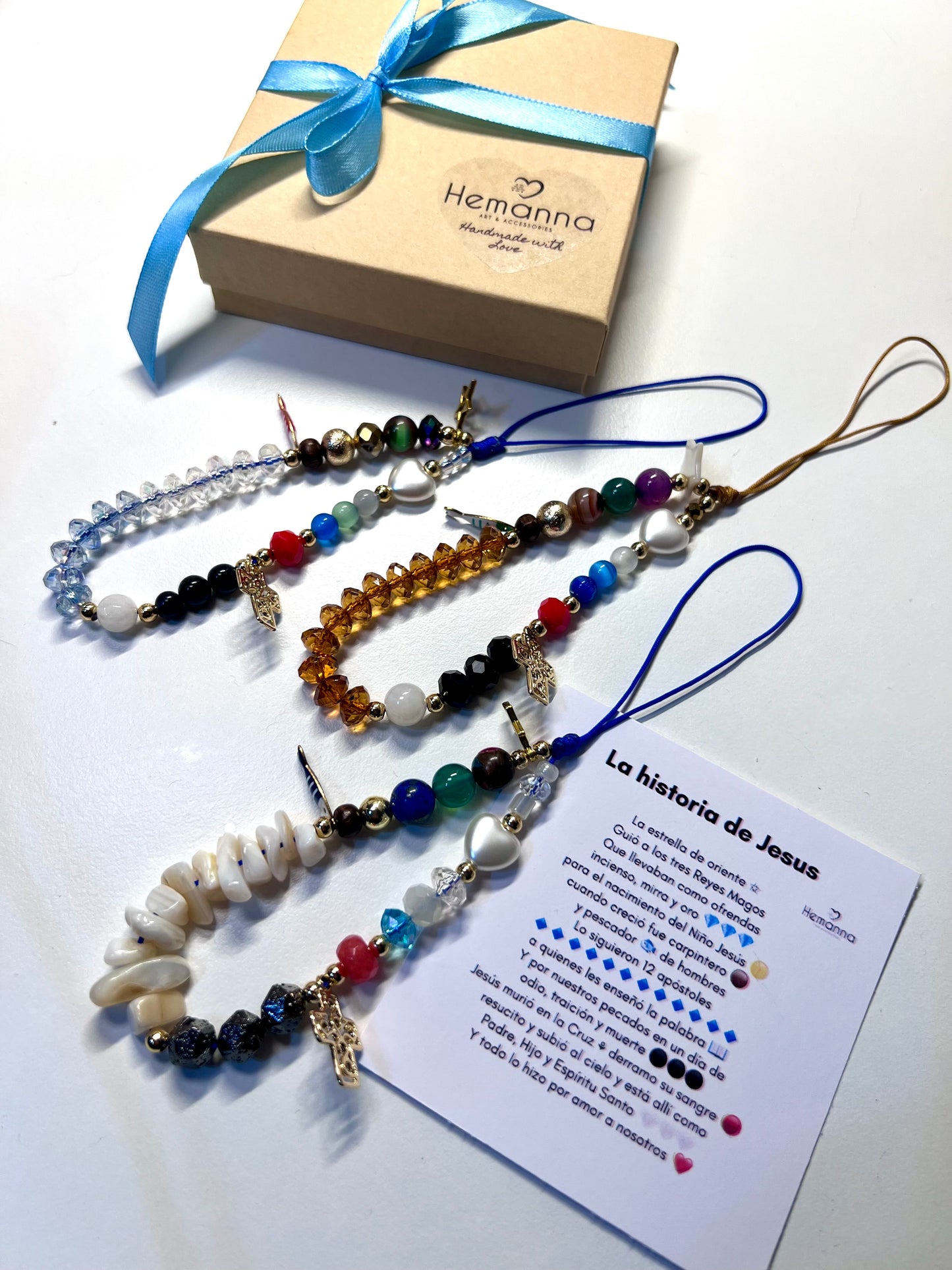 The Story of Jesus Charm – Faith Phone Strap