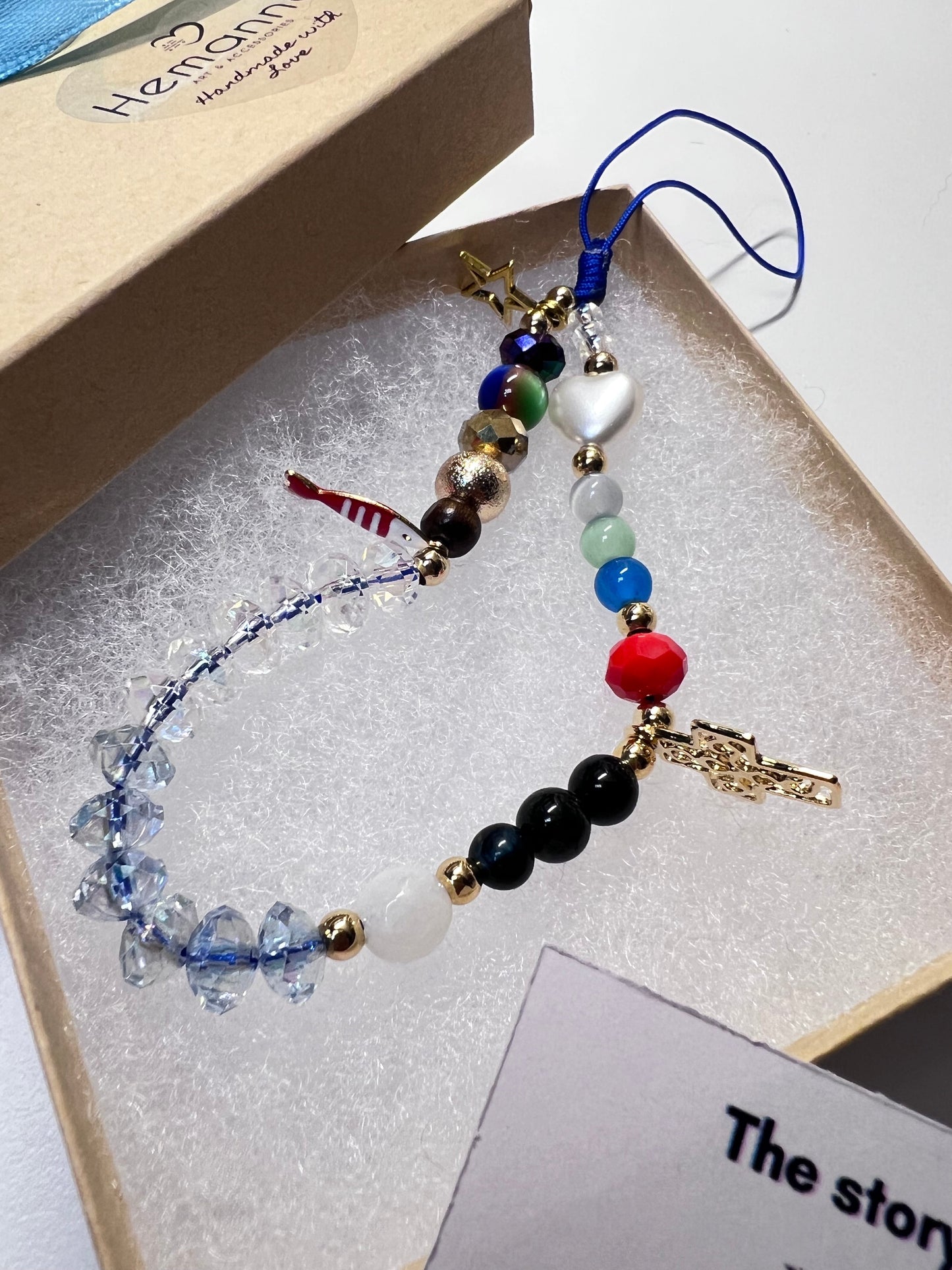 The Story of Jesus Charm – Faith Phone Strap
