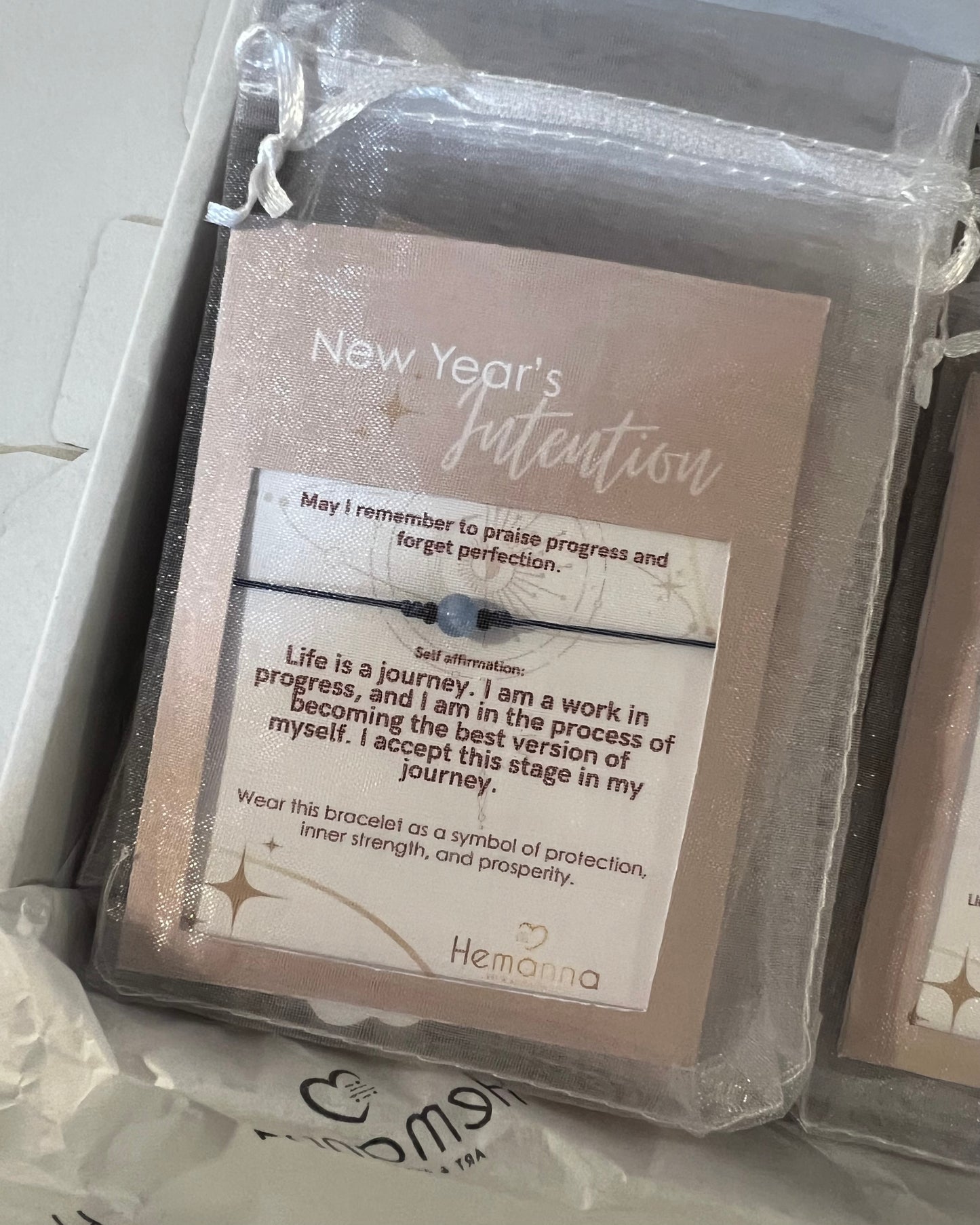 HEMANNA New Year Intentions Bracelet – Gift of Meaning